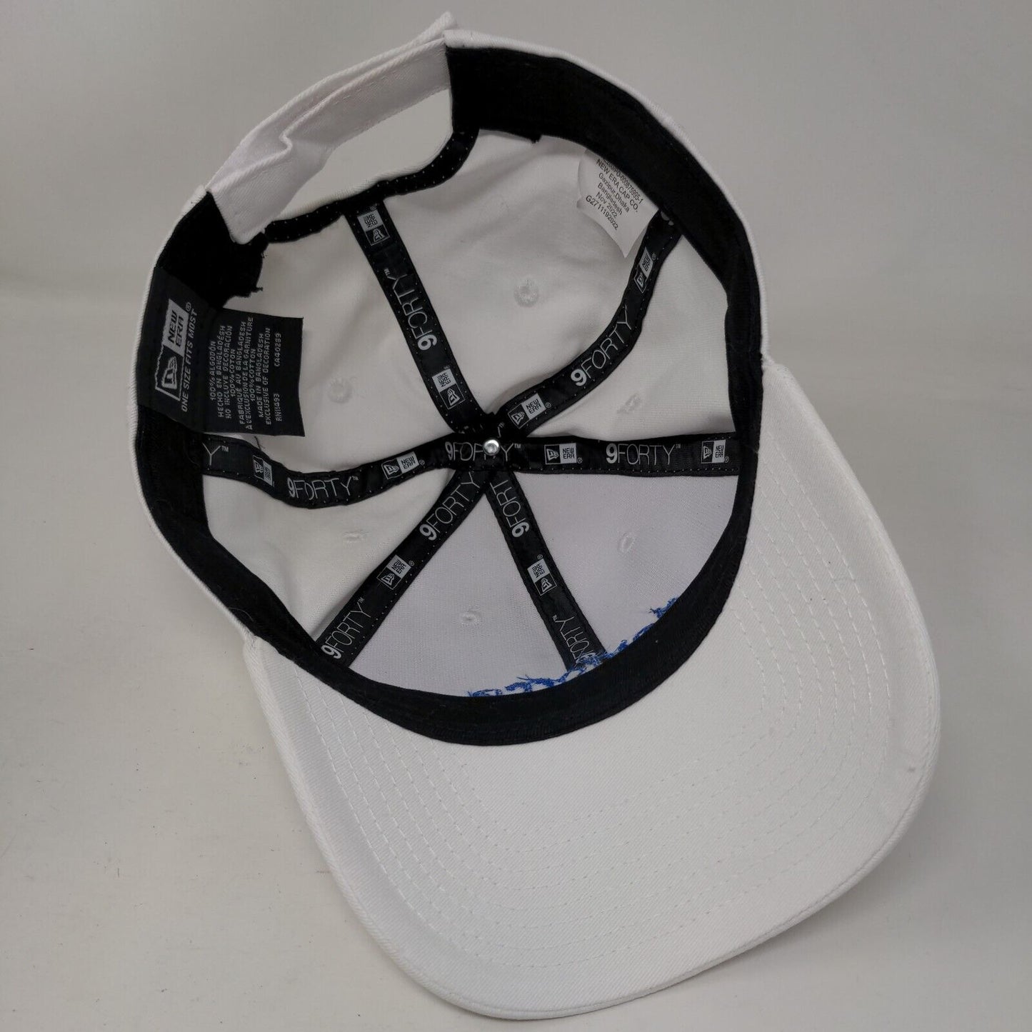 Dayforce Strapback Hat White OSFM Adjustable Embroidered 9Forty New Era