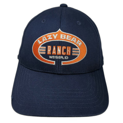 OTTO Baseball Cap Blue One Size Strapback Lazy Bear Ranch Weiser Idaho Logo Hat
