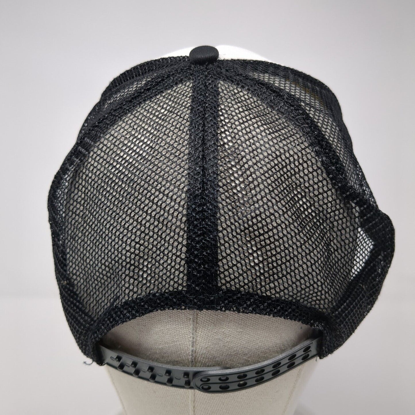 Cobra Snapback Trucker Hat Black One Size Adjustable Mesh Back Rope Blank