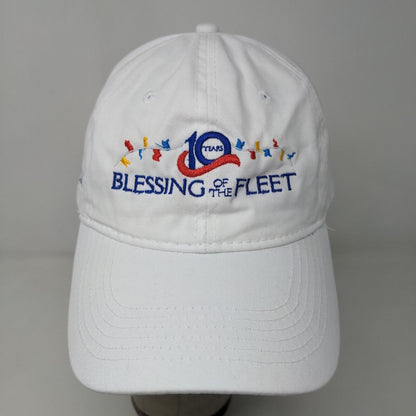 Port & Company Men's Slideback Hat White Blessing of the Feet 2022 Logo