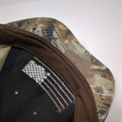 USA Flag Totaline Strapback Hat Camo One Size Adjustable Hunting Outdoor