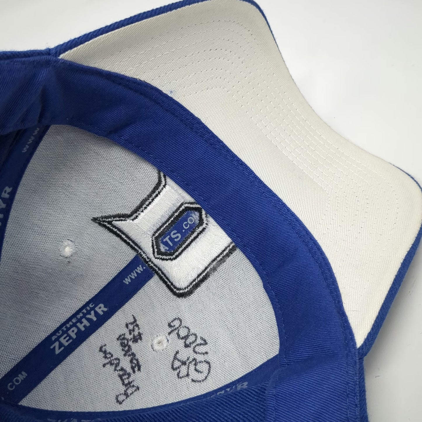 Duke Blue Devils NCAA Zephyr 7 1/2 Cap Fitted Embroidered Wool Mascot Logo Hat