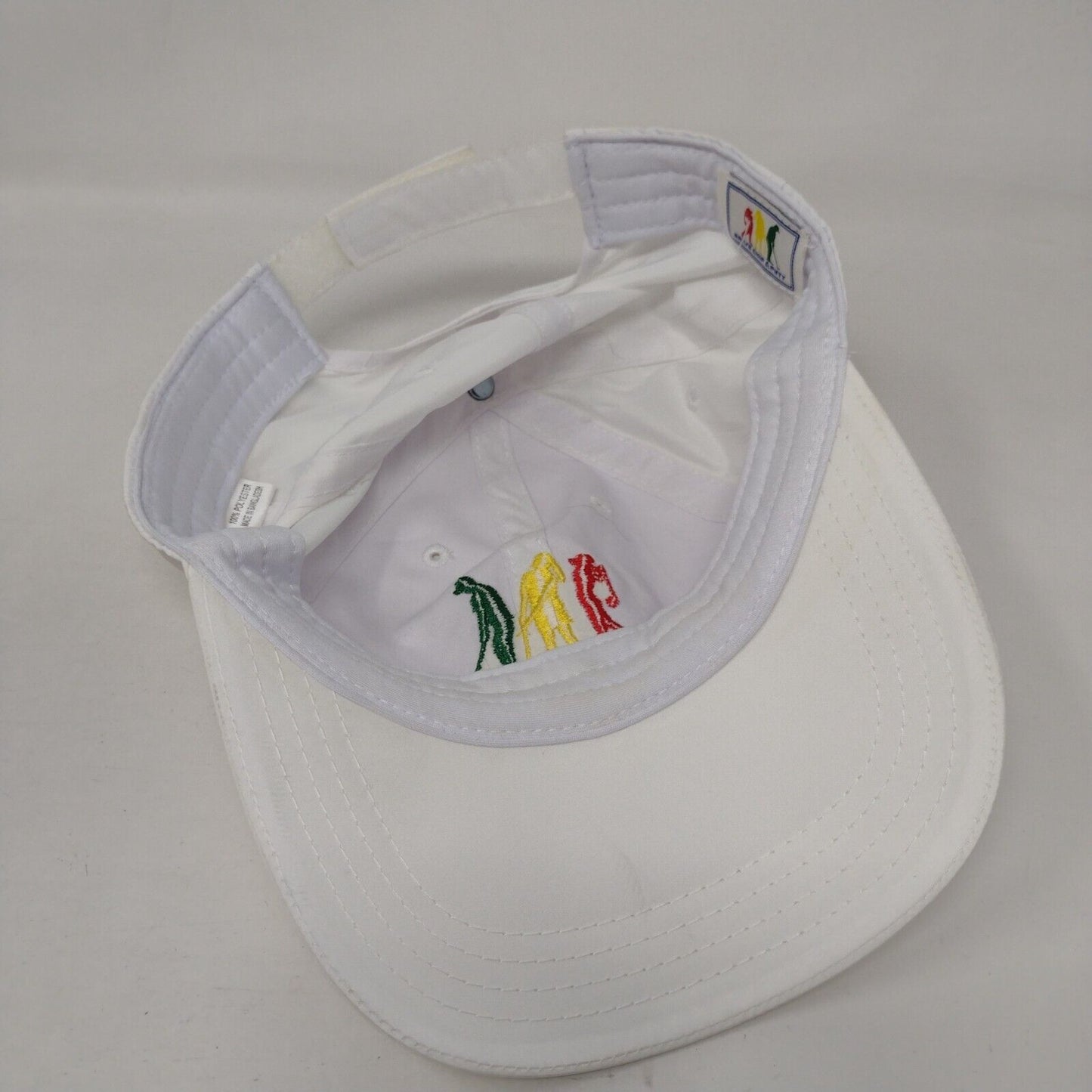 Drive Chip & Putt Strapback Hat White One Size Adjustable Embroidered Polyester