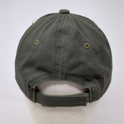 Aruba One Happy Island Est. 1499 Strapback Hat Green One Size Adjustable Cotton