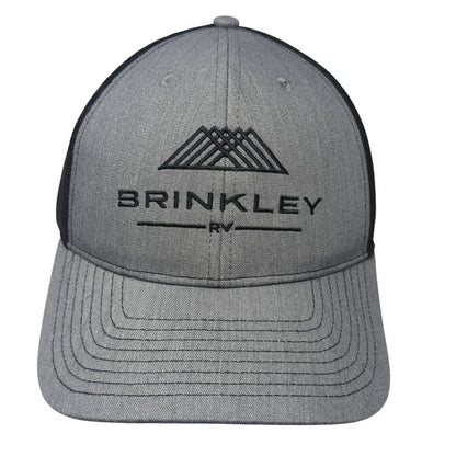 Brinkley RV Snapback Trucker Hat Gray One Size Adjustable Mesh Back Beyond