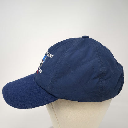 Glenmuir Baseball Cap Blue One Size Quilted Fleece Truck Lorry Strapback Hat