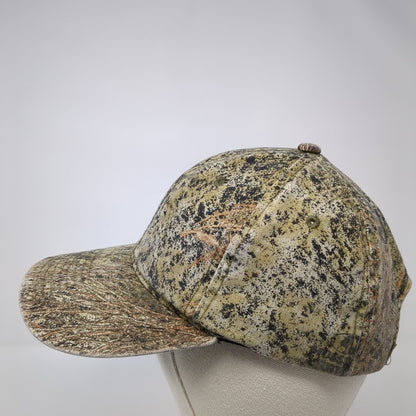 Unbranded Strapback Hat Camouflage One Size Adjustable Vented Holes 6 Panel