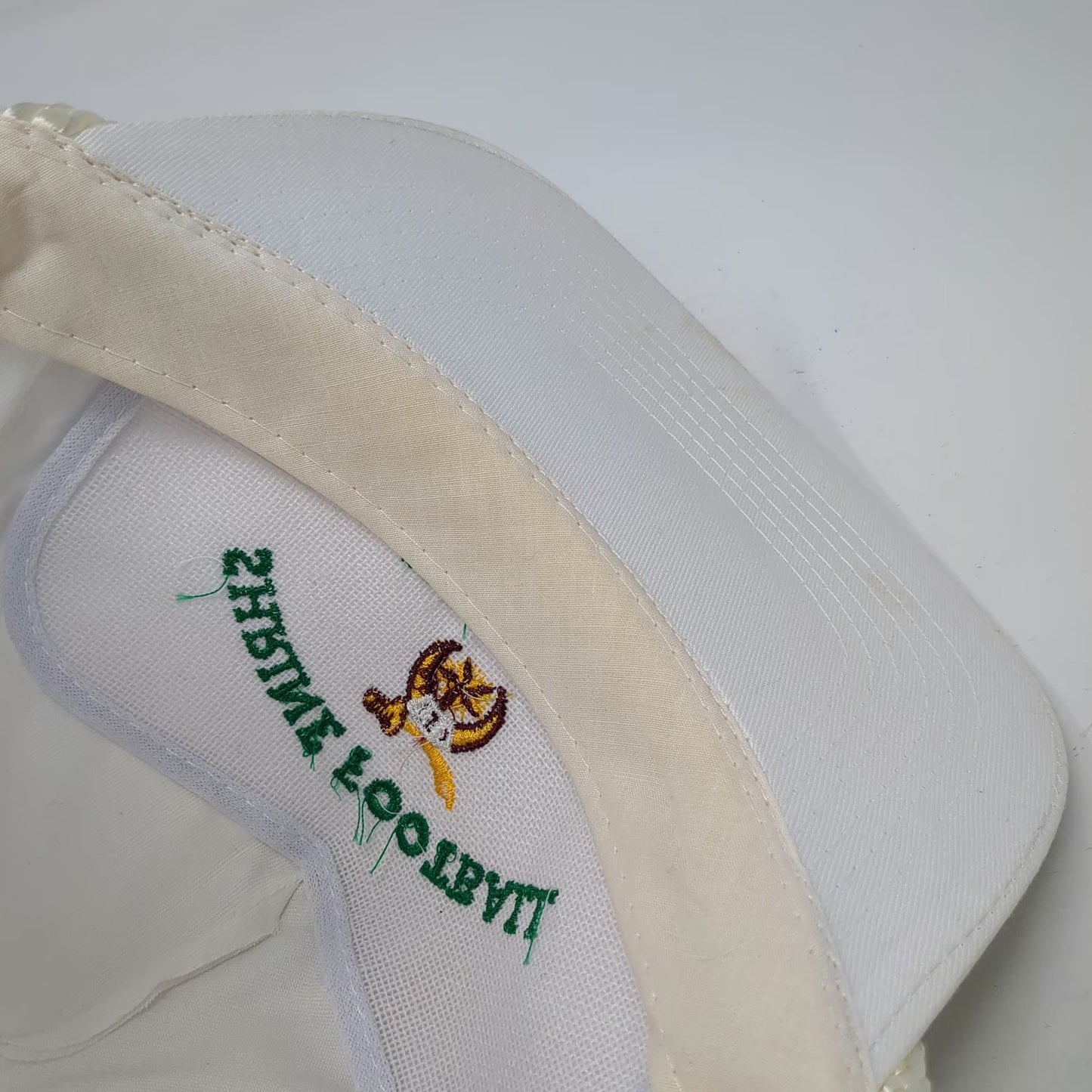 Four Seasons Trucker White One Size Hat Shrine Football NH VT Rope Snapback