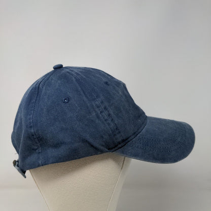 Christmas Tree Slideback Hat Blue OS Adjustable Embroidered Carbon Elements
