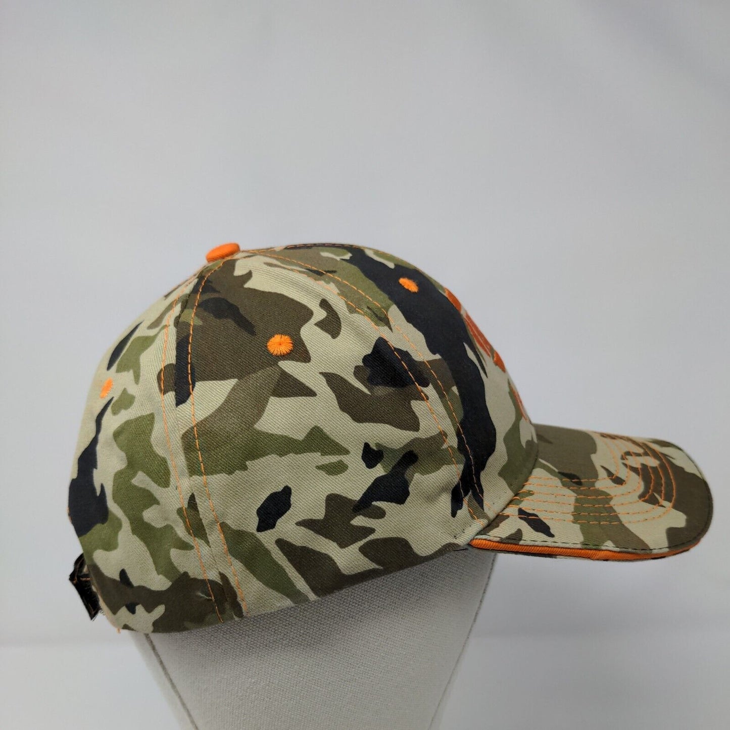 NAPA Outdoors Strapback Hat Camouflage OSFM Adjustable Embroidered Cotton