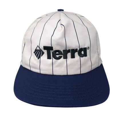 Terra Snapback Hat Multi OSFA Striped Embroidered Colorblock Vent Holes
