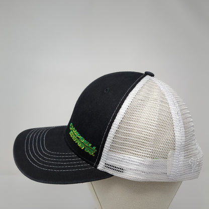 Campbell Tractor Co Snapback Mesh Back Trucker Hat Black One Size