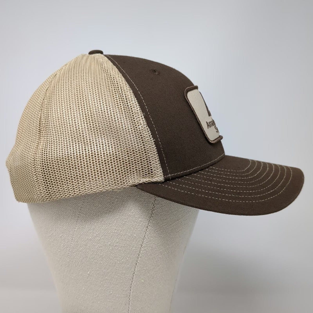 Richardson 112 Trucker Hat Amalgamated Sugar Brown One Size Mesh Snapback