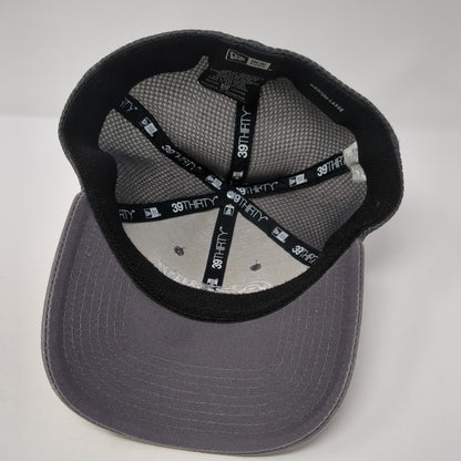 O'Reilly Auto Parts Fitted Hat Gray Medium-Large Stretch New Era 6 Panel