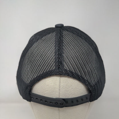 La Vonne Wiseman Memorial Snapback Trucker Hat Black One Size Mesh Back