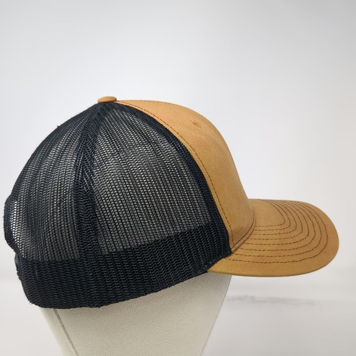 Richardson Trucker Hat Brown One Size Granite Construction Mesh Snapback 1922