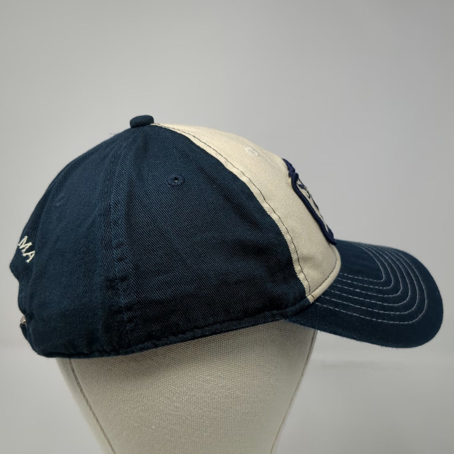 Samuel Adams Baseball Cap Blue One Size Patch Boston MA Slideback Beer Logo Hat