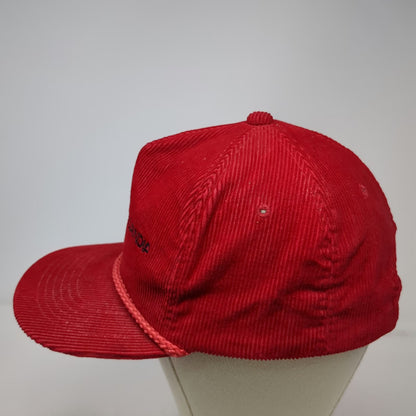 AmaPro 5 Panel Red Hat One Size Corduroy Rope Brim AGA Frigoscandia Strapback