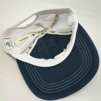 Pacific Headwear Trucker Hat Blue One Size Run4Scituate Snapback Mesh Back