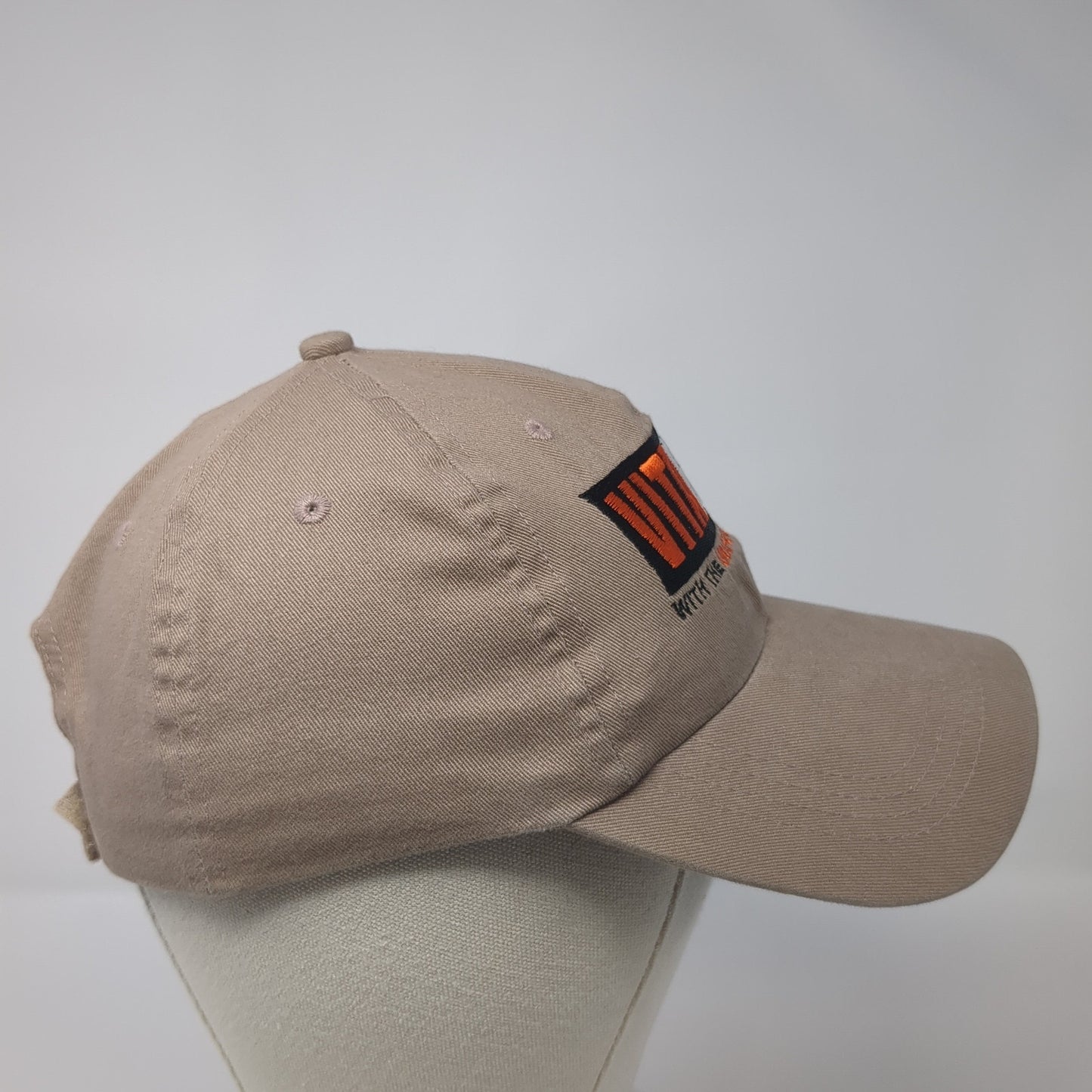 VitaFerm Strapback Hat Brown One Size Adjustable Cap America Outdoor