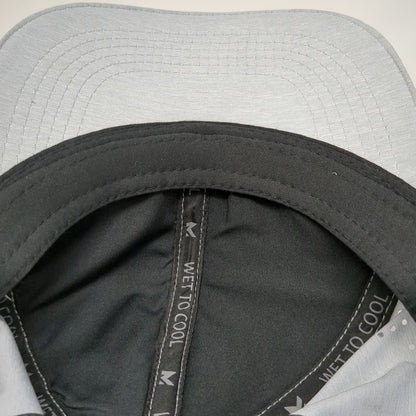 Mission Baseball Cap Gray One Size Cooling Laser Cut Ventilation Strapback Hat
