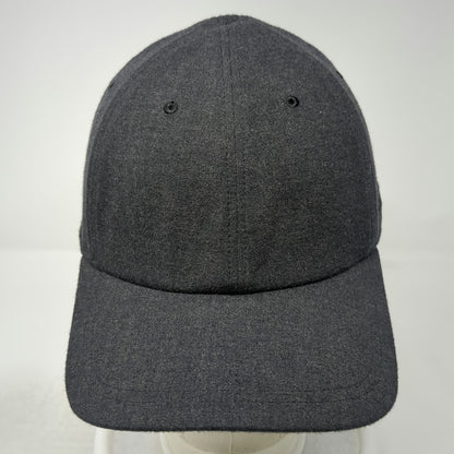 Lululemon Baseball Cap Gray One Size Wool Blend Slideback Hat Side Logo Textured