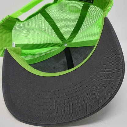 Richardson Trucker Hat Gray Green One Size Hop Cone Mesh Snapback Agriculture