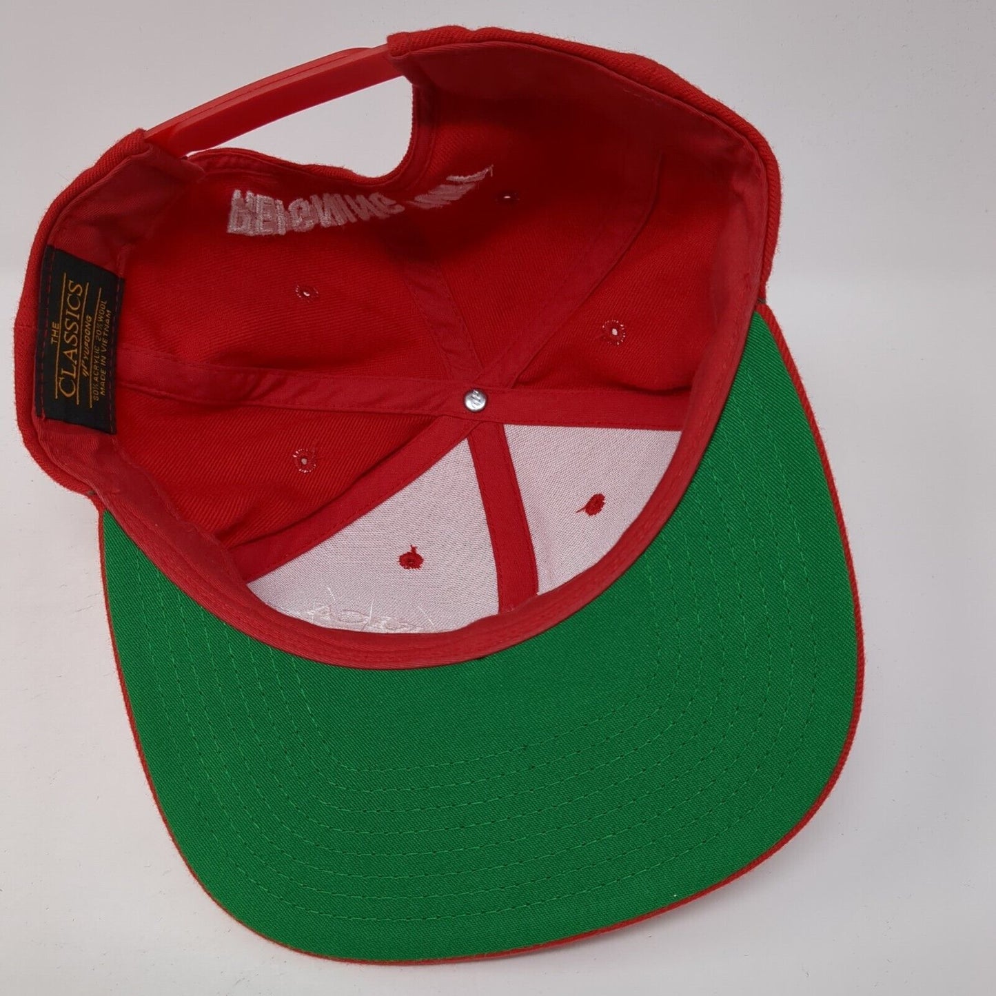 Make America Swole Again Reigning Fury Snapback Hat Red OS Adjustable Yupoong