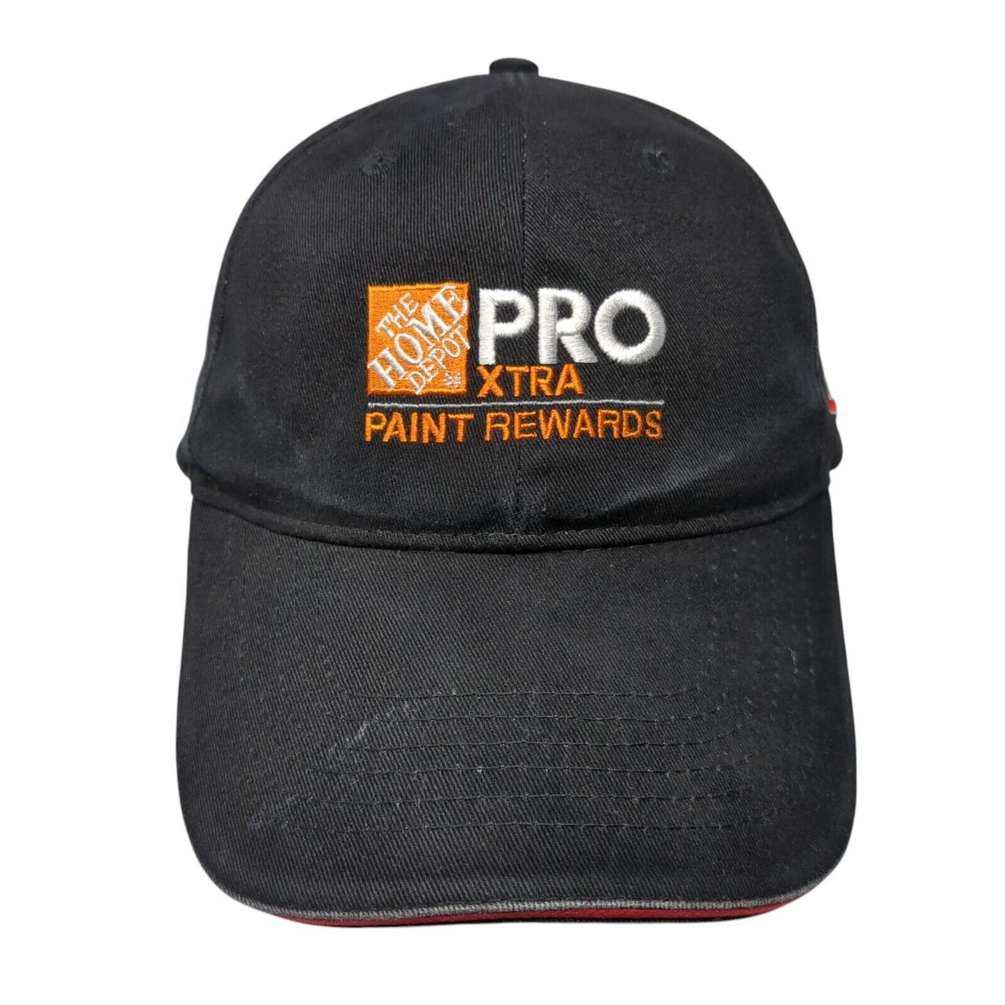 The Home Depot Pro Xtra Paint Rewards Strapback Hat Black OSFA 6 Panel
