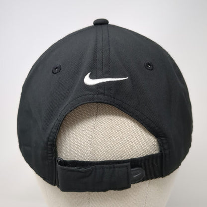 Nike Baseball Cap Black One Size Dri-Fit Legacy91 Strapback Hat Swoosh Logo