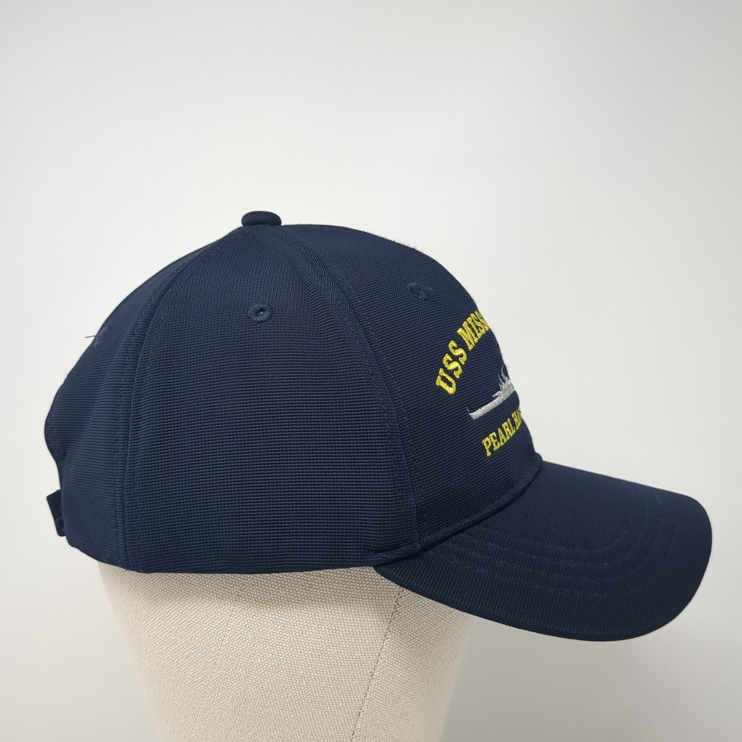USS Missouri BB63 Pearl Harbor Hawaii Baseball Cap Blue One Size Adjustable