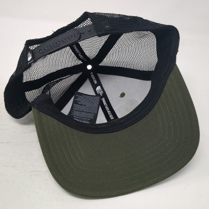 The North Face Trucker Hat Green One Size Bear Mountain Mesh Snapback Outdoor
