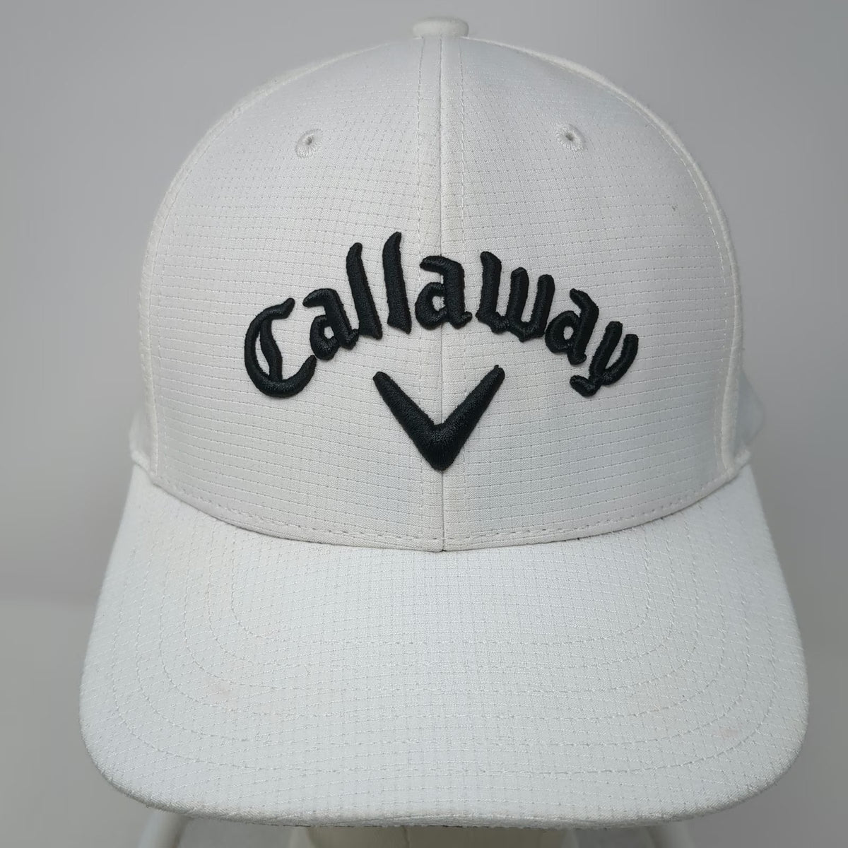 Callaway Baseball Cap White One Size Odyssey Logo Strapback Golf Hat Black Red