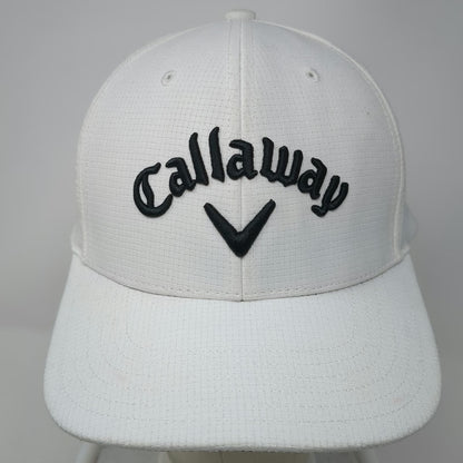 Callaway Baseball Cap White One Size Odyssey Logo Strapback Golf Hat Black Red