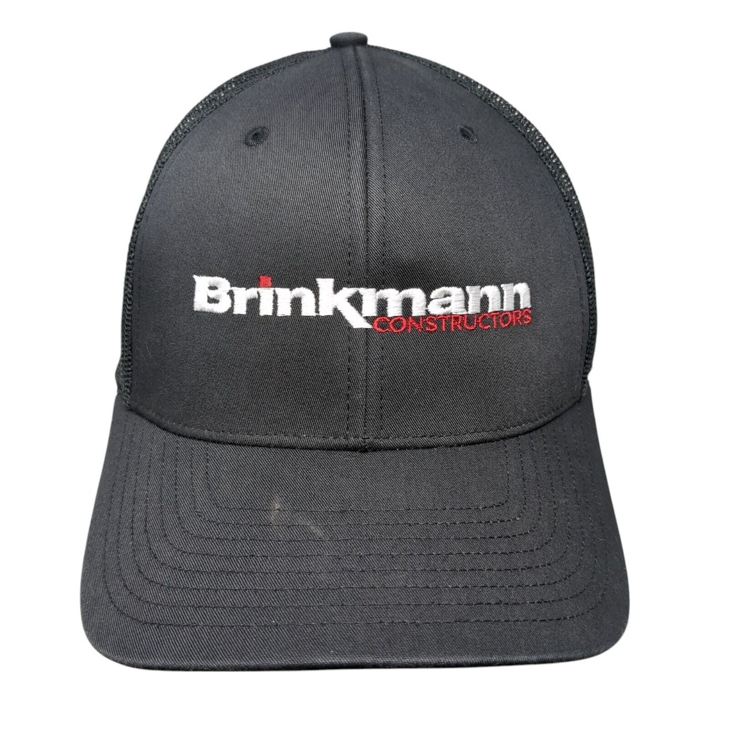 Brinkmann Constructors Snapback Trucker Hat Black OSFA Mesh Back