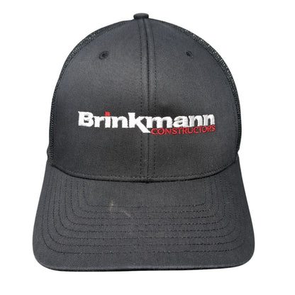 Brinkmann Constructors Snapback Trucker Hat Black OSFA Mesh Back