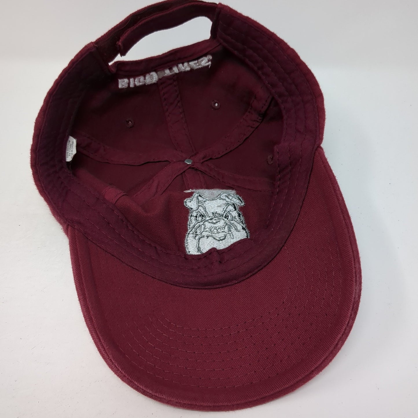 Rolla Bulldogs Strapback Hat Red One Size Adjustable Solid Big O Tires