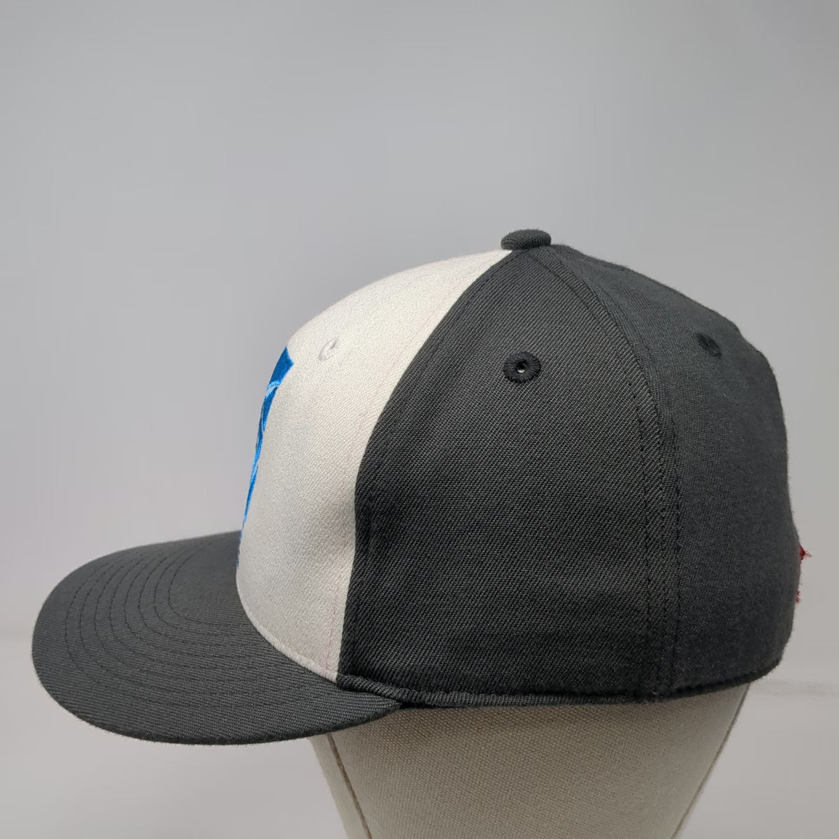 Troy Lee Designs Baseball Cap Gray M Flexfit 210 Fitted TLD Logo Moto MX Hat