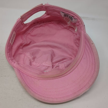 New York Hotel Casino Army Cap Pink One Size 97 Frayed Las Vegas Strapback Hat