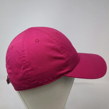 Adidas Baseball Cap Pink One Size Embroidered Logo Climalite Adjustable Hat