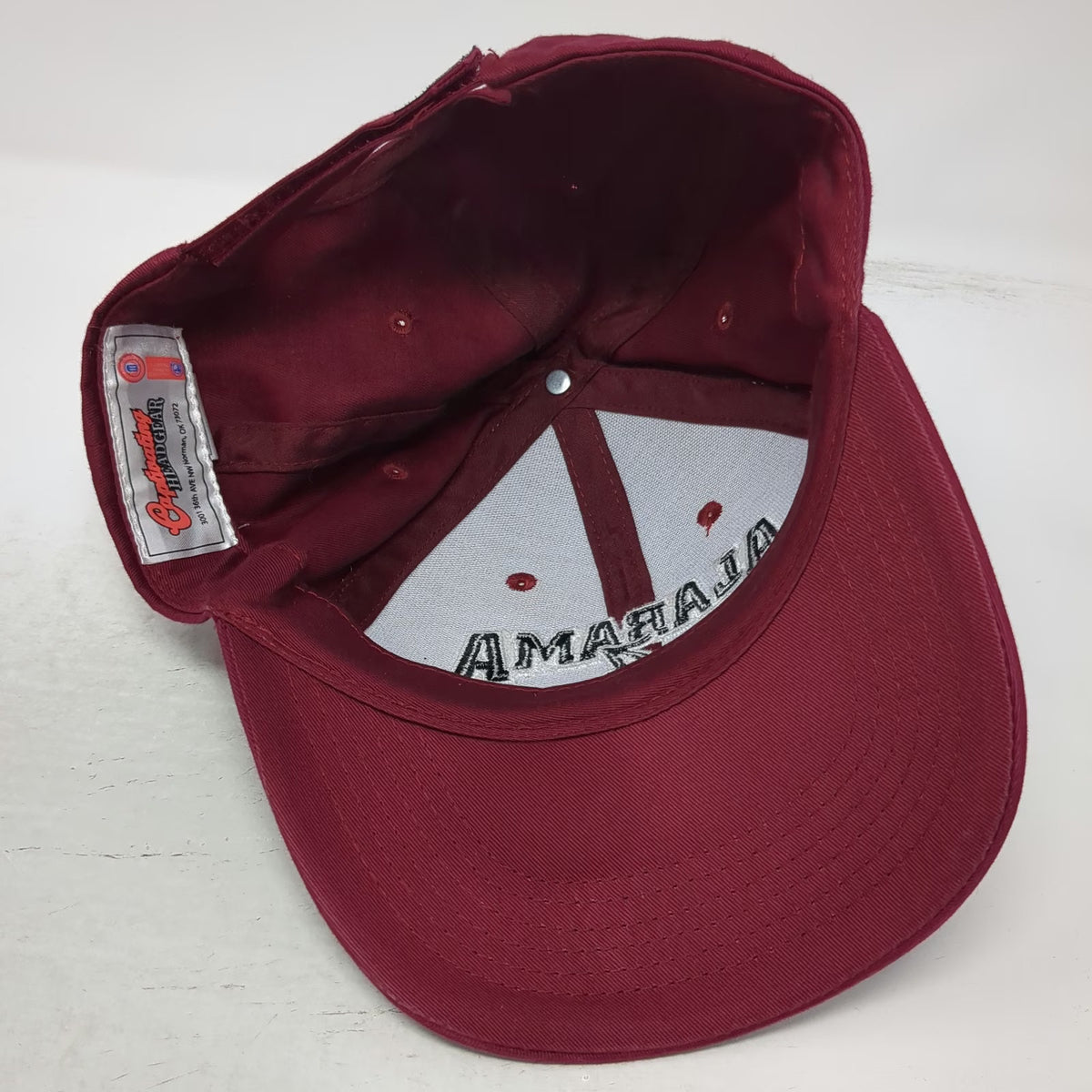 Captivating Headgear Alabama Crimson Tide NCAA Red One Size Cap Strapback Logo A