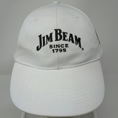 Jim Beam Baseball Cap White One Size Drink Smart Cotton Chino Embroidery Hat