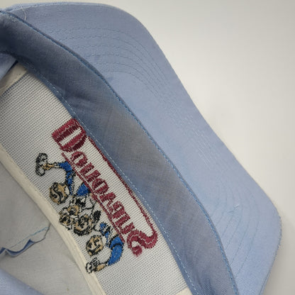 Donovans Slideback Baseball Cap Blue OS Adjustable Embroidered Pins & Patches