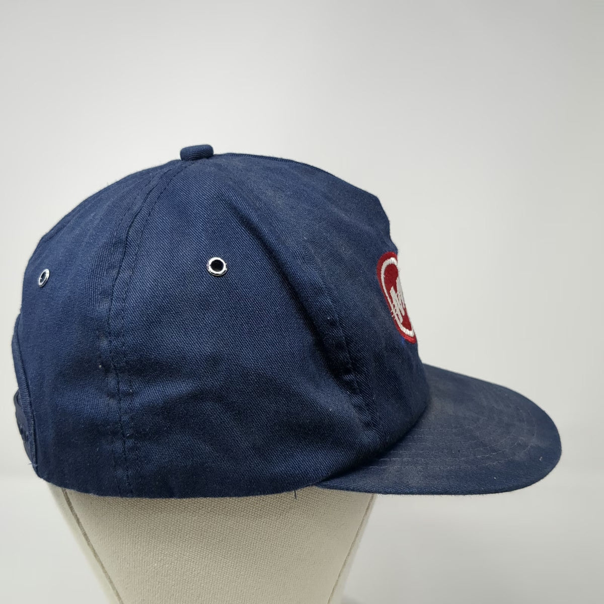 MK Rail Corporation 5 Panel Blue One Size Snapback Railroad Hat Train Logo