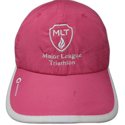 Greenlayer Baseball Cap Pink One Size Major League Triathlon Strapback Hat