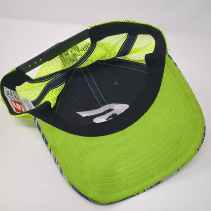 Snap-On Snapback Trucker Hat Multicolor One Size Adjustable Mesh Back 6 Panel