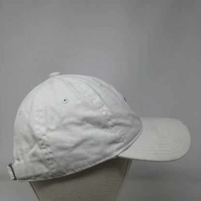 Minnie Mouse Slideback Hat White One Size Adjustable Embroidered Disney