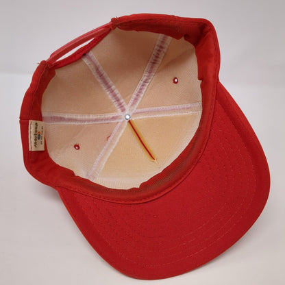 Reddaway Truck Line Snapback Hat Red One Size Adjustable Sportcap