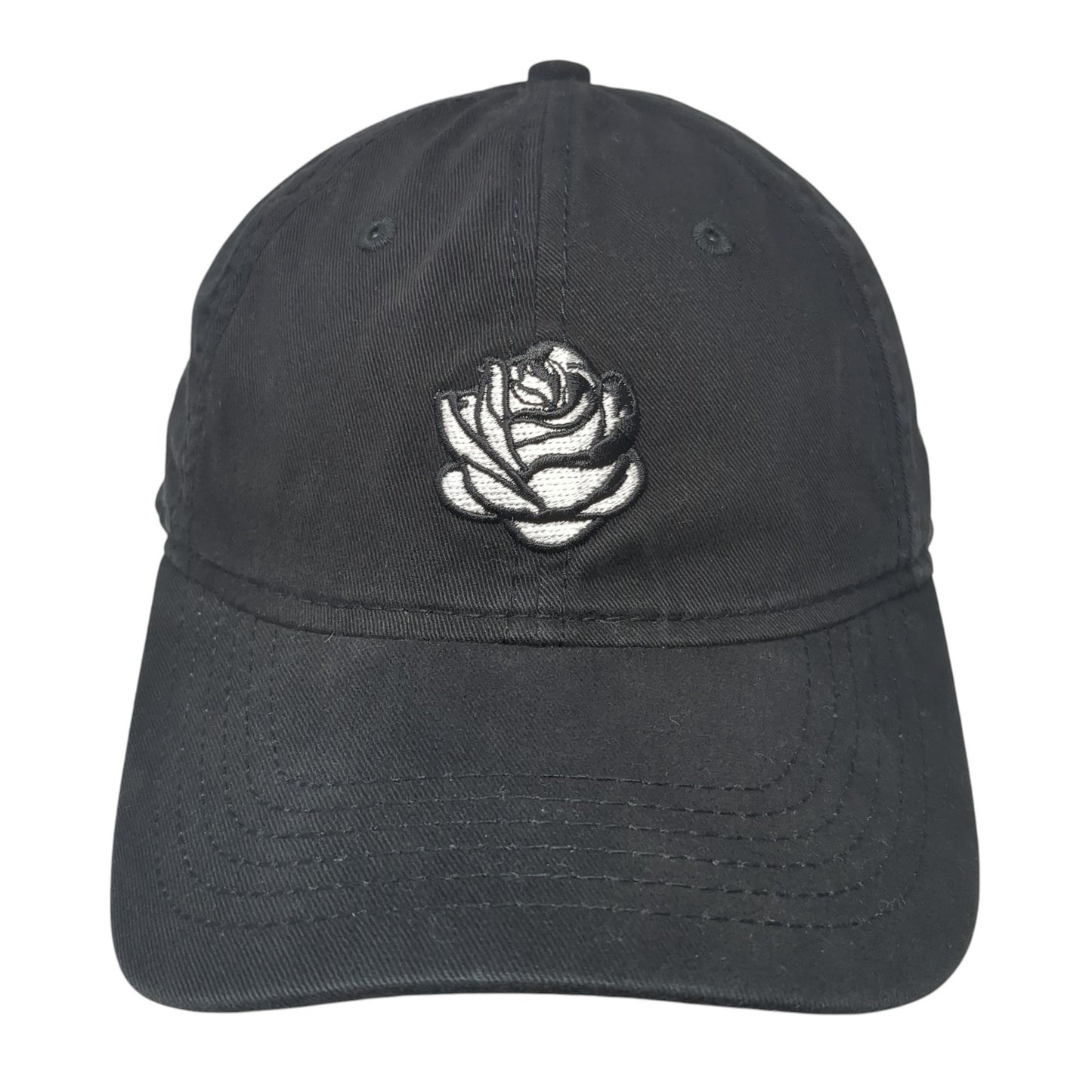Rose Saint Louis Slideback Hat Black One Size Adjustable Sportsman