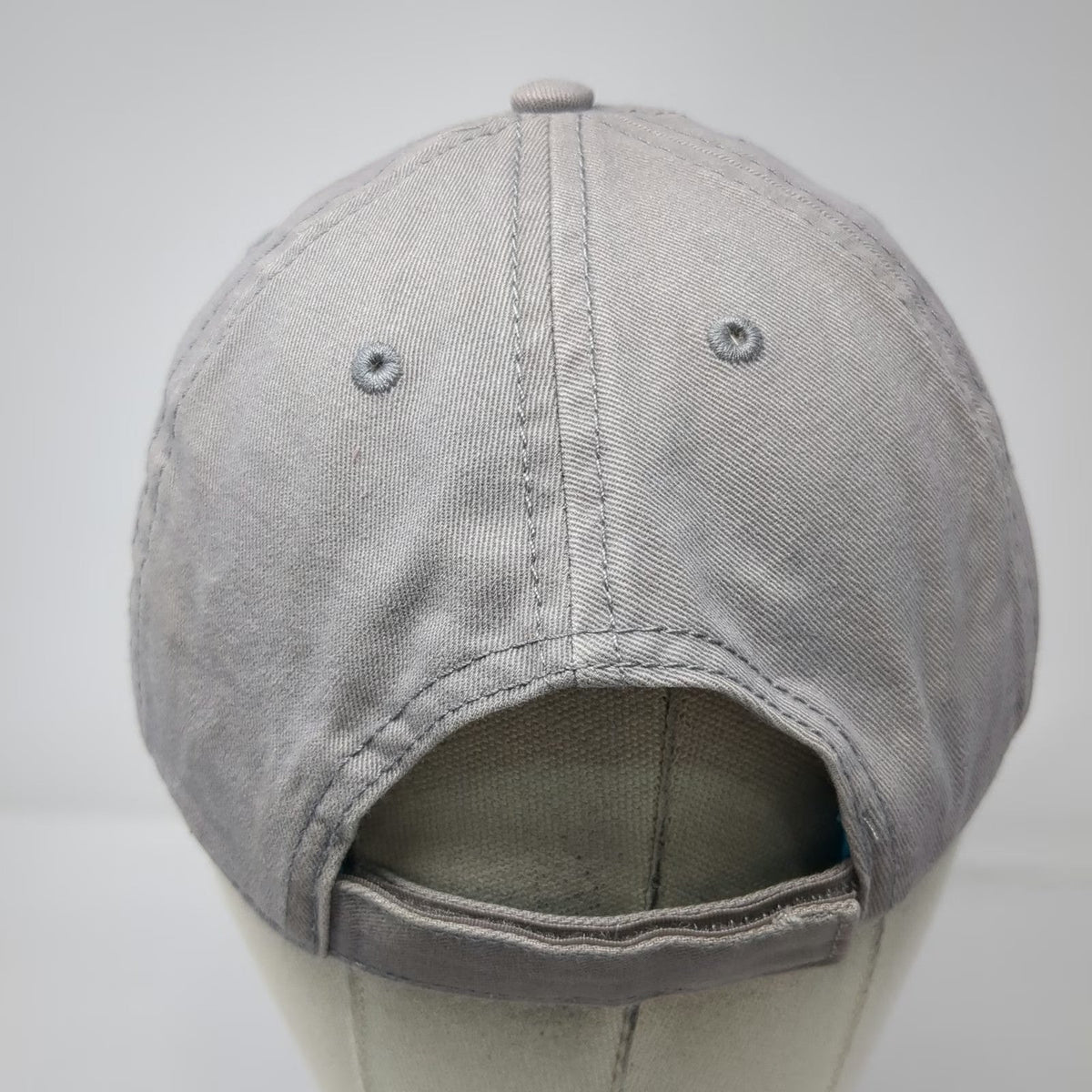 Blooming Onion Baseball Cap Gray Blue One Size Niagara Falls Strapback Hat Patch